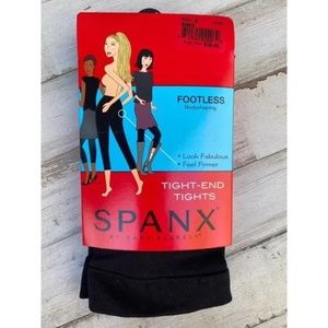 SPANX Footless Bodyshaping Tight-End Tights Black SZ C  - 011A